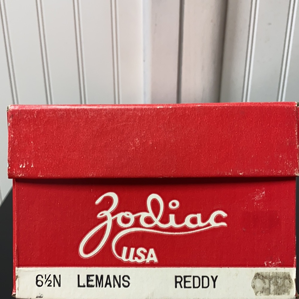 60s Zodiac Lemans Reddy Shoes Vintage - Picture 13 of 16
